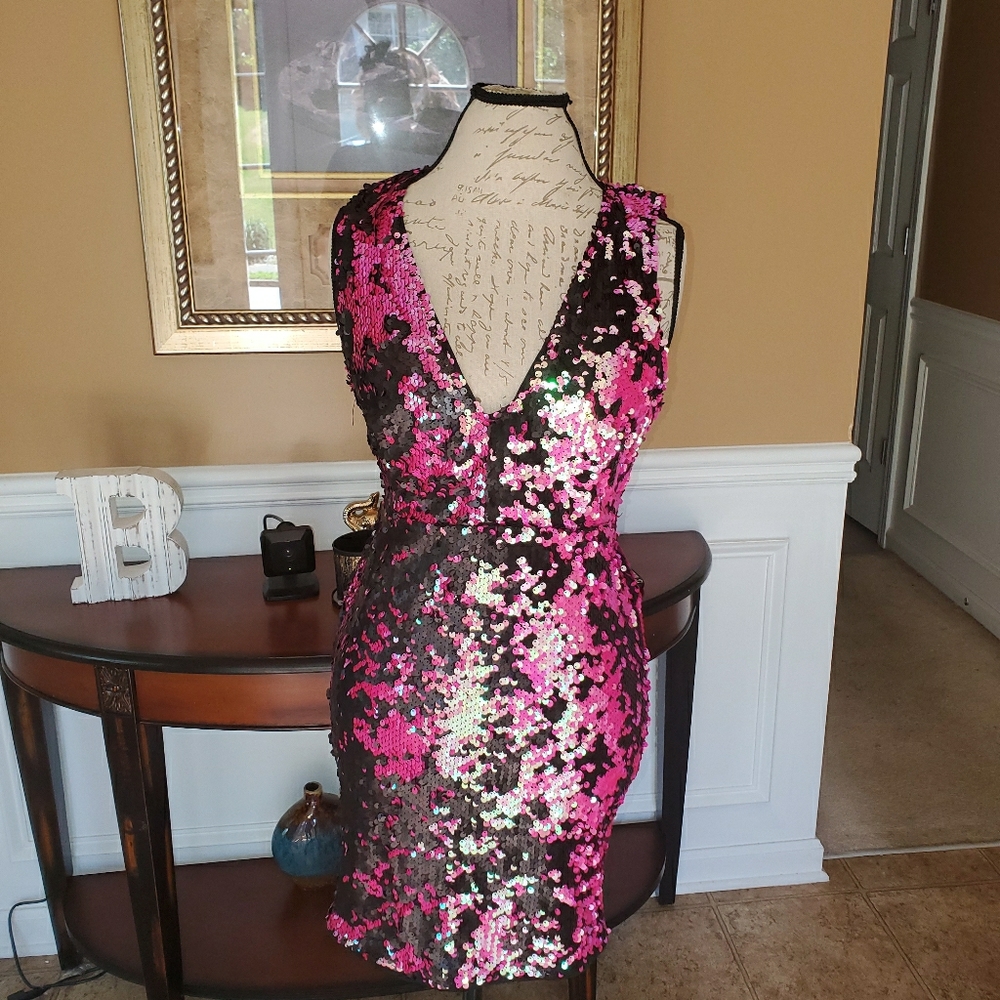 Sequin mini dress